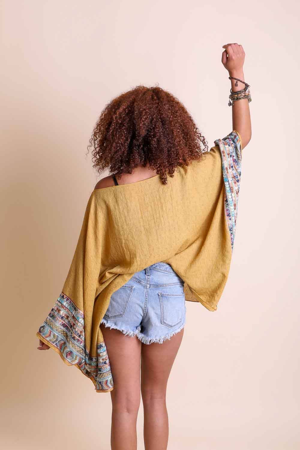 Poncho | Mustard