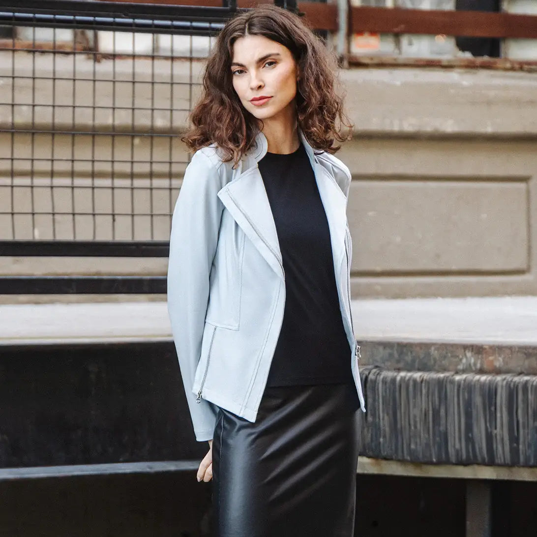 Liquid Leather ™ Signature Jacket: Black / XS
