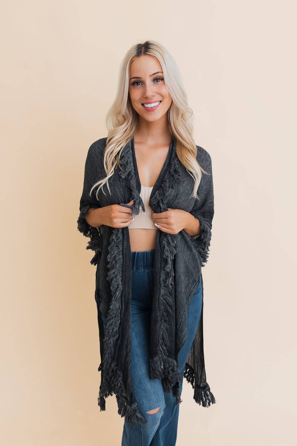 Kimono | Sun Bleached Charcoal