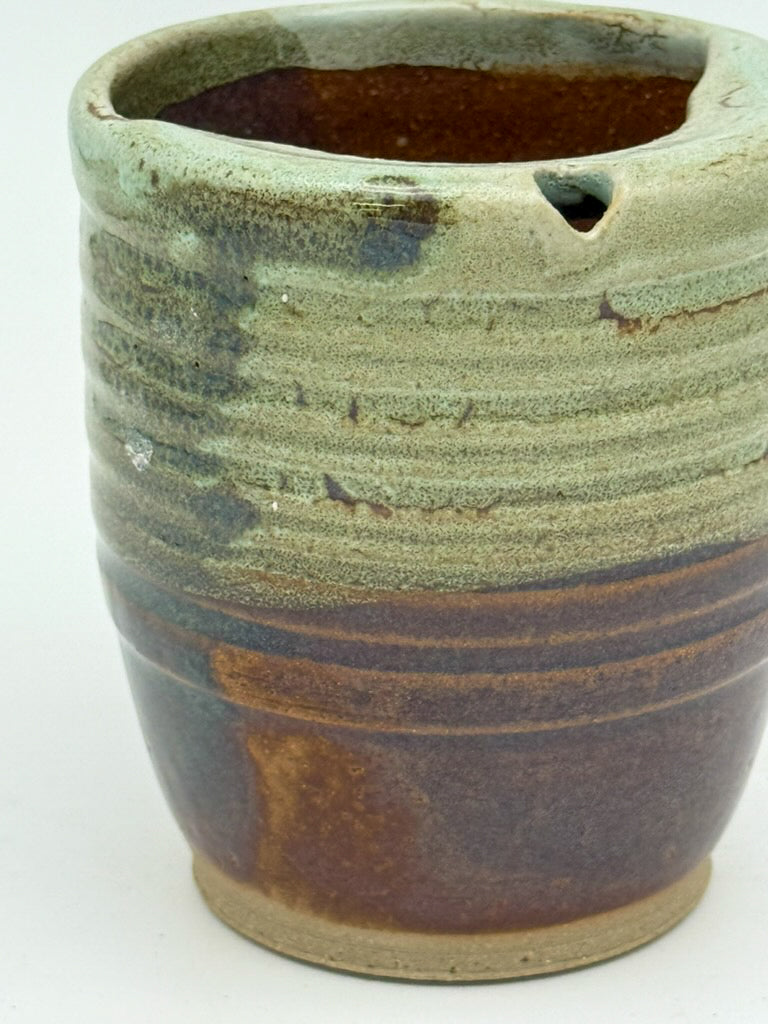 Handmade Ceramic Mini Travel Cup 10oz | Salt Marsh
