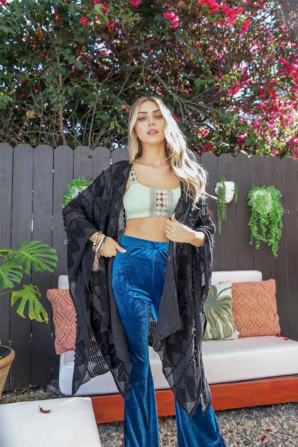 Kimono | Zig Zag | Black