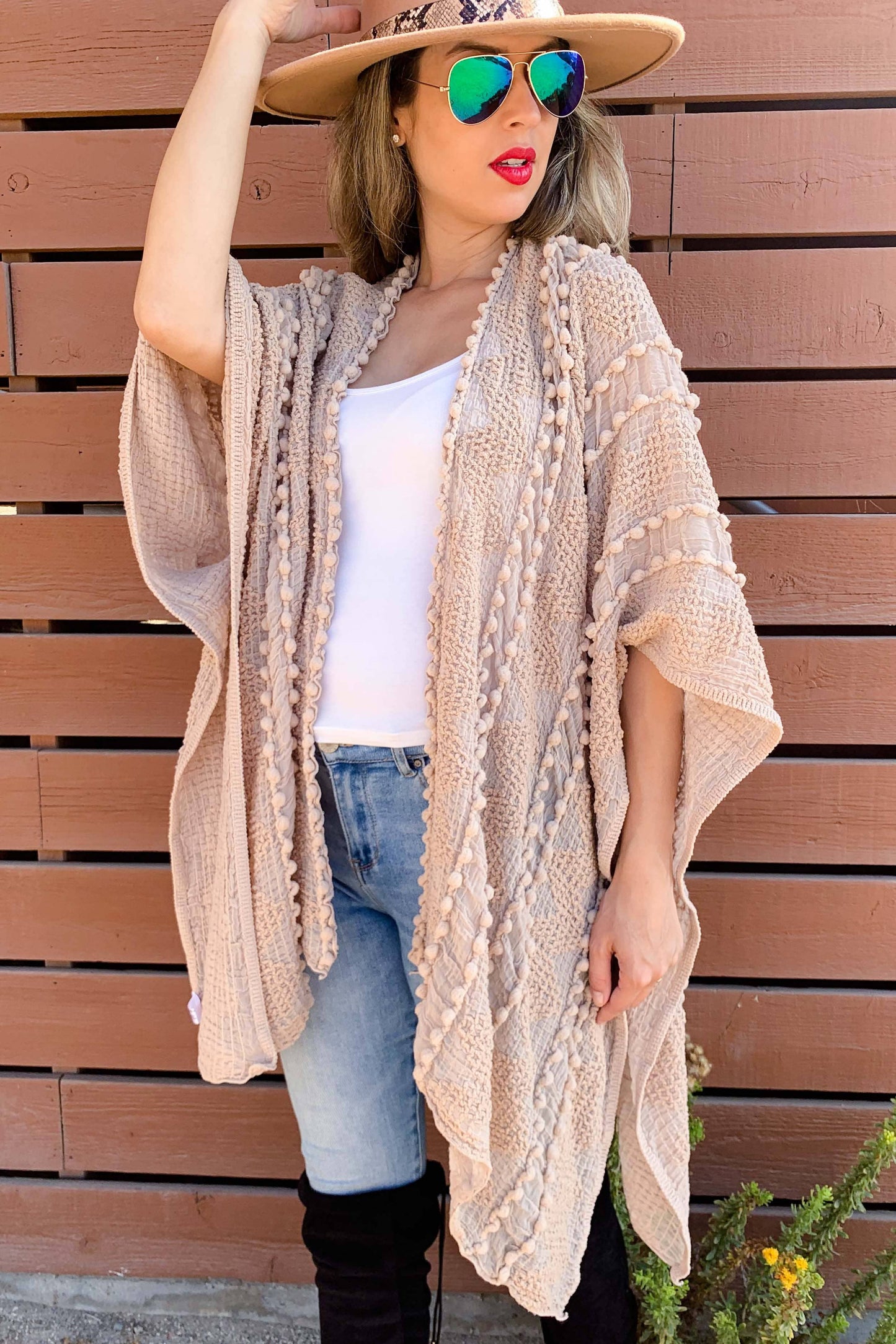 Kimono | Zig Zag | Tan