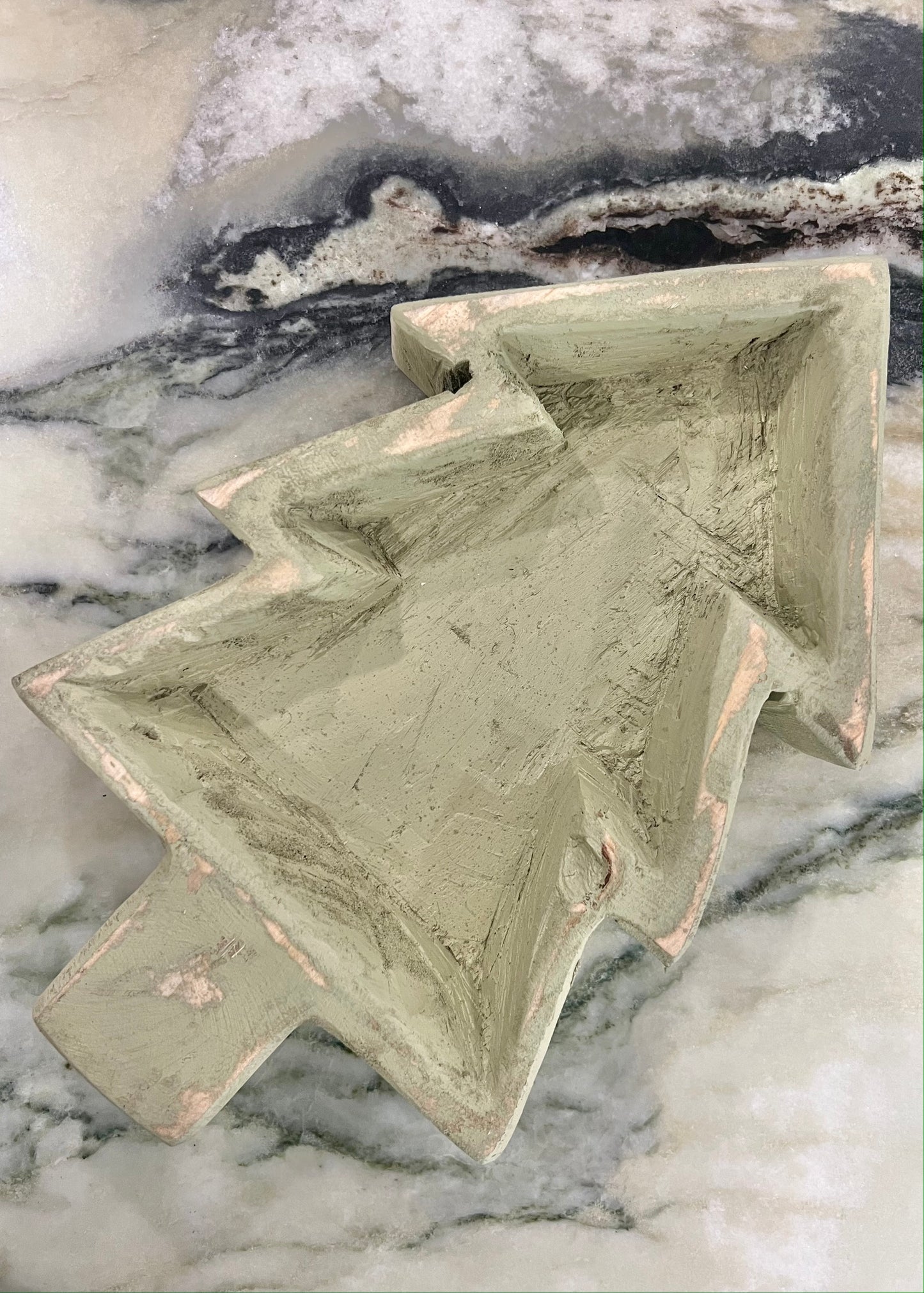 Dough Bowl | Green Christmas Tree | Small