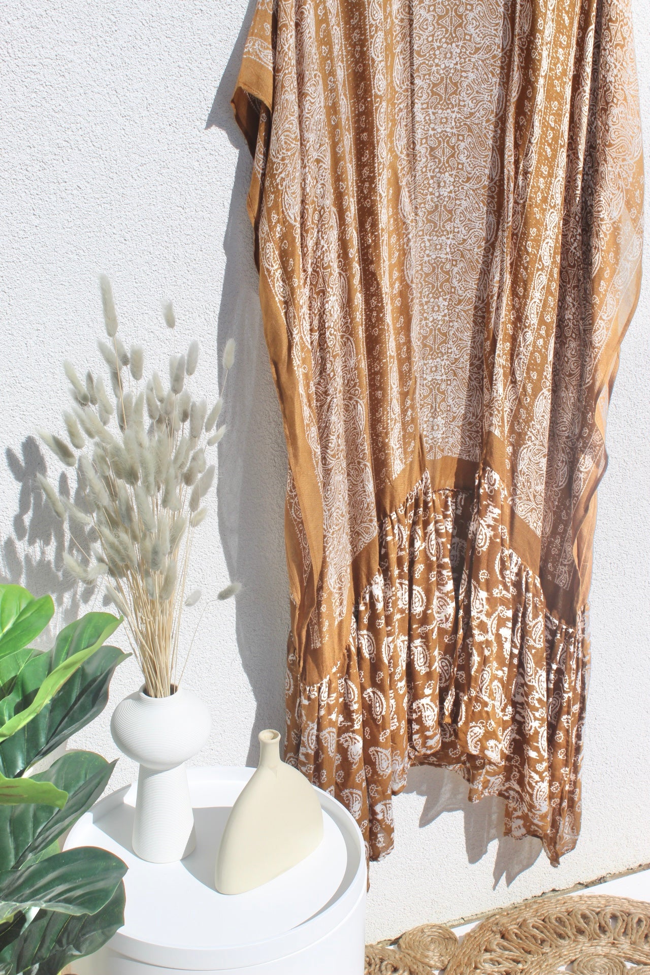 Kimono | Rust Paisley