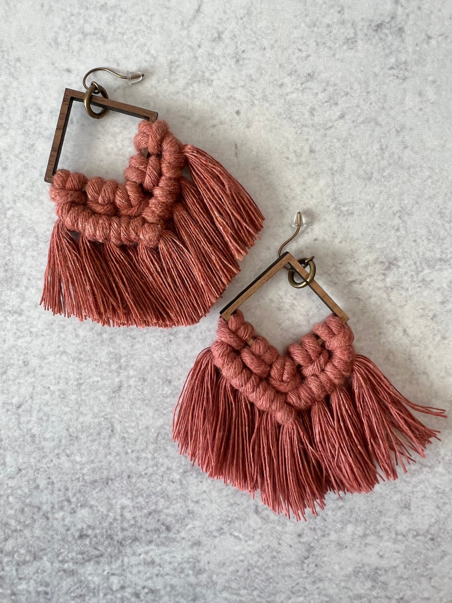Earrings | Square | Sunset