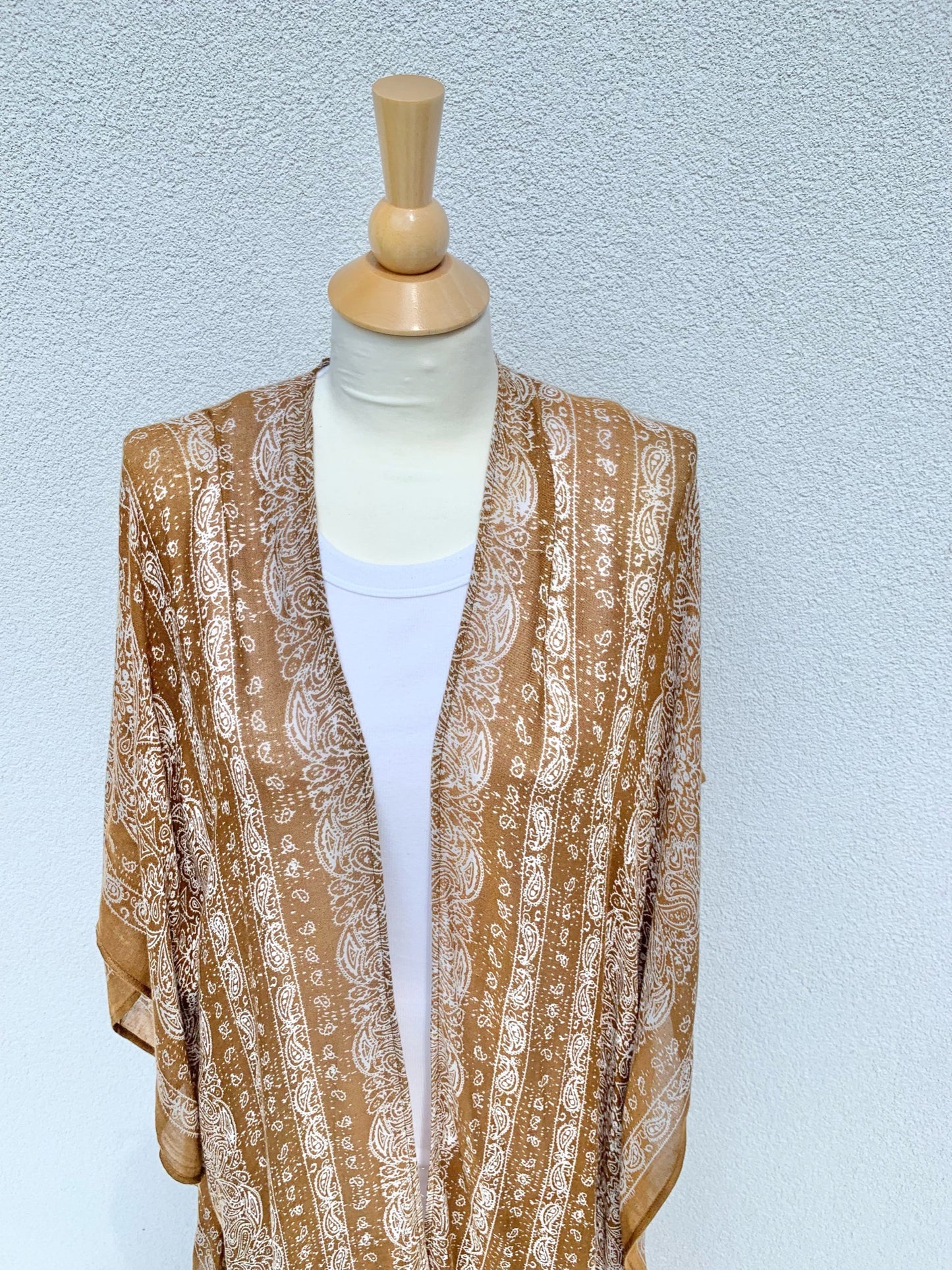 Kimono | Rust Paisley