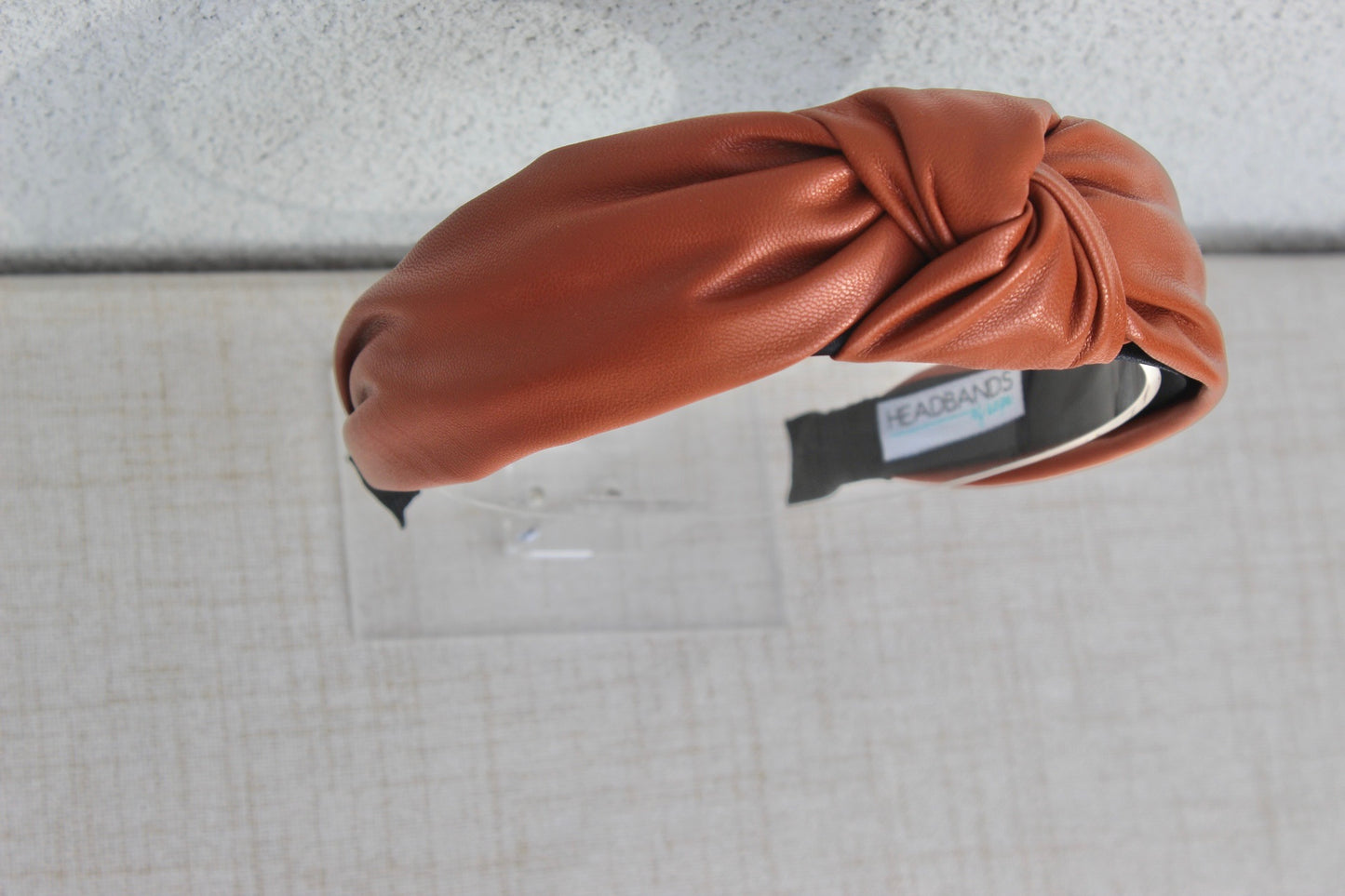 Brown Leather Headband