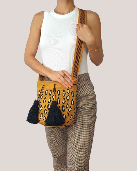 Bag | Medium Wayuu | Leopard