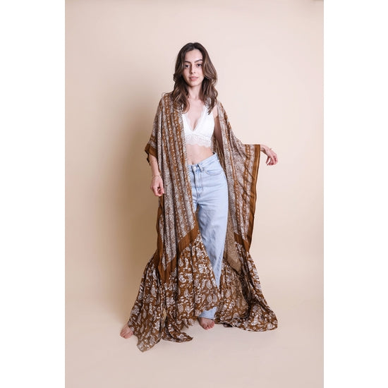 Kimono | Rust Paisley