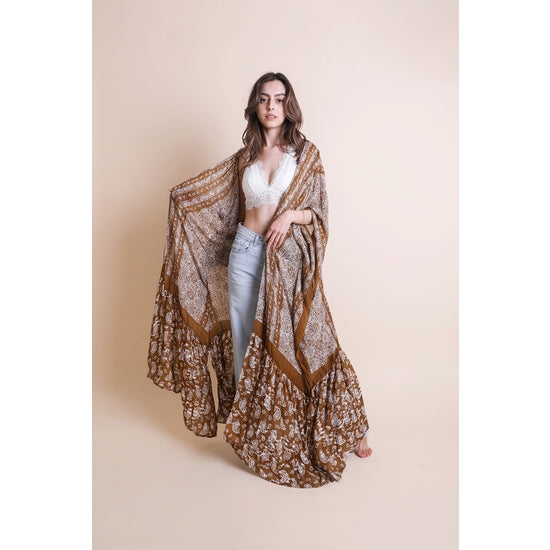 Kimono | Rust Paisley