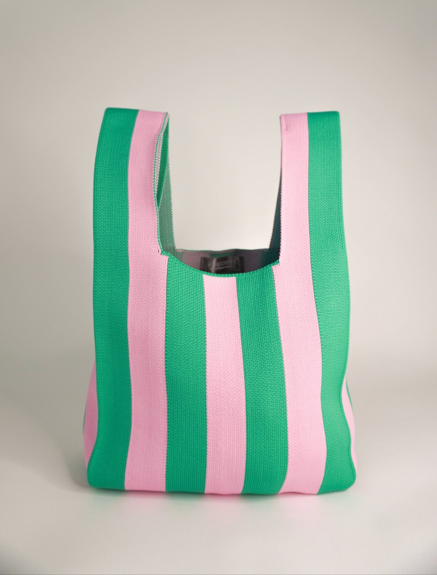 The Original Green & Pink Handbag: Medium