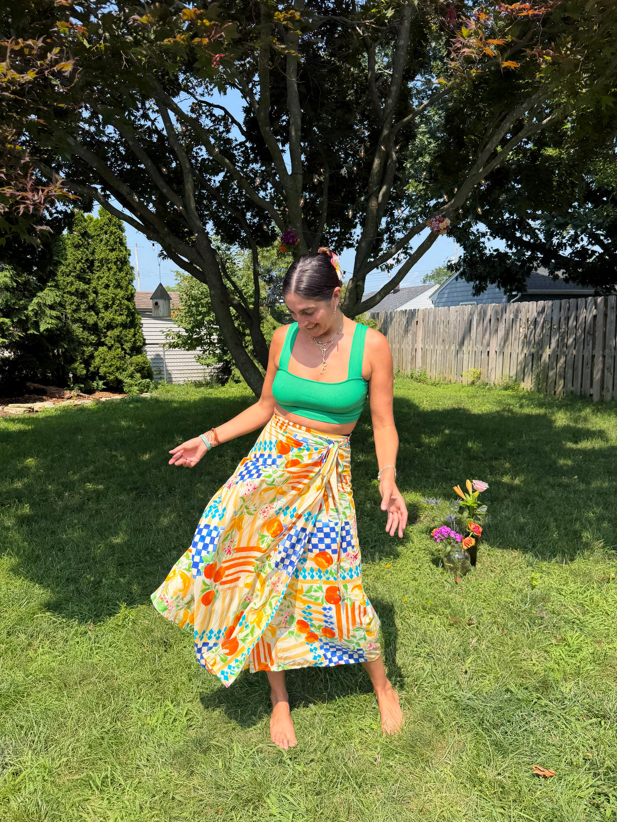 Ulu Wrap Skirt | Italian Dreams