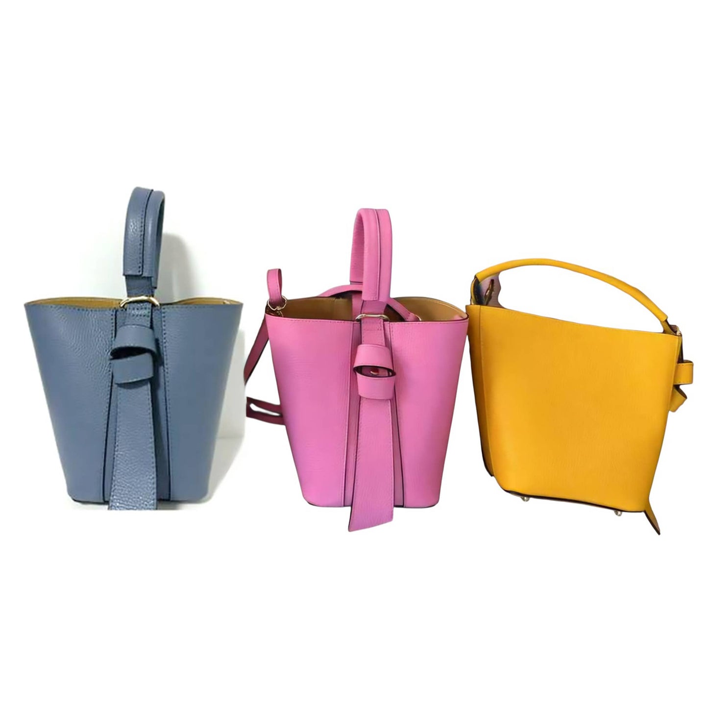 Italian Leather Convertible Handbag | Black