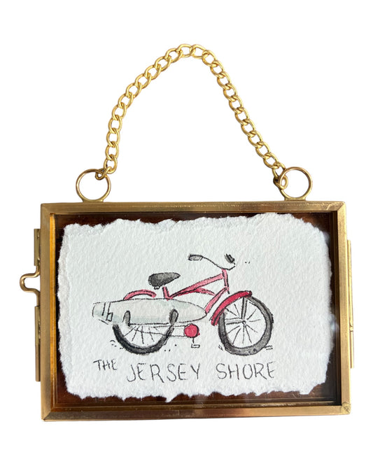Original Watercolor Artwork | Bike + Board