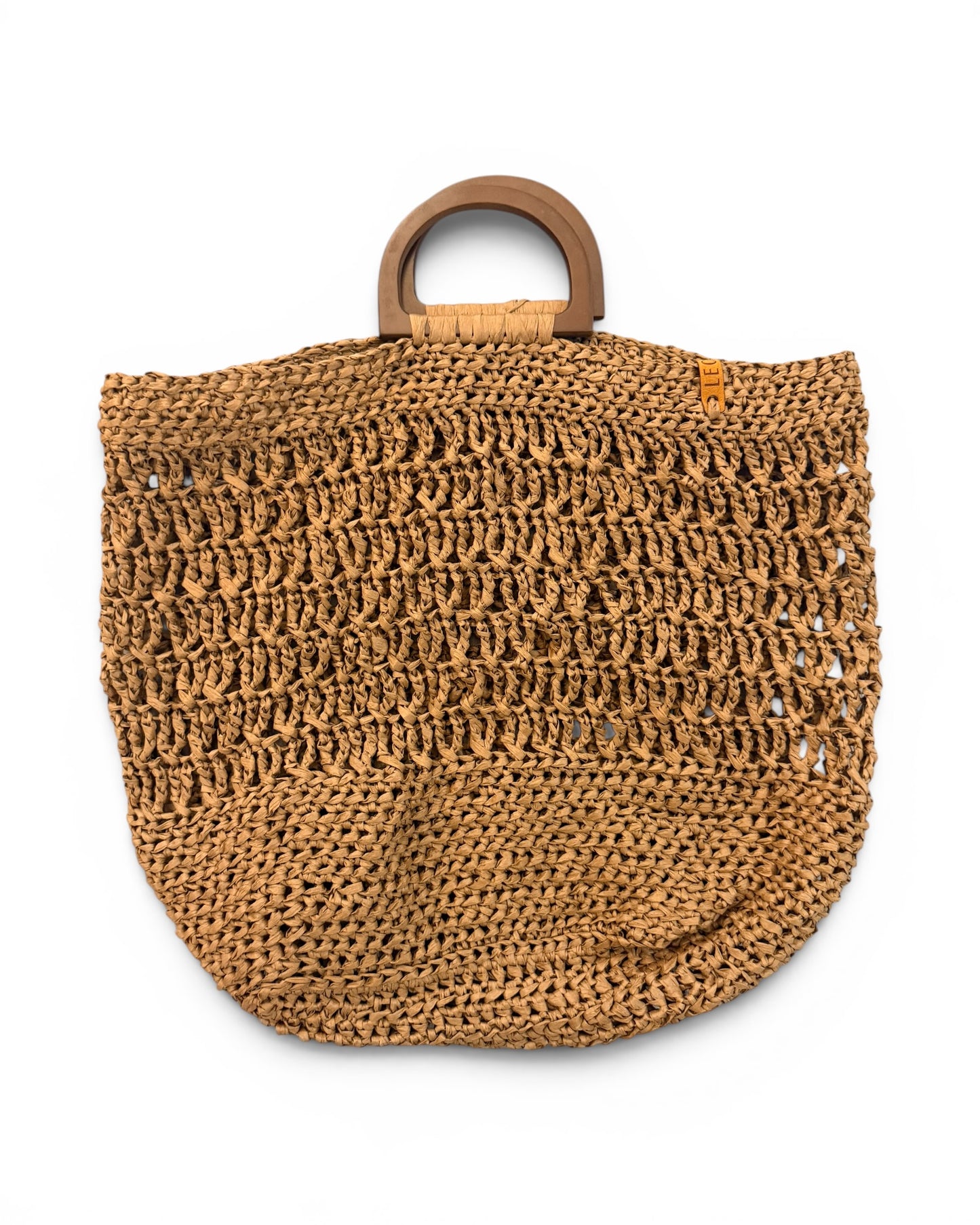 Handwoven Raffia Tote Bag