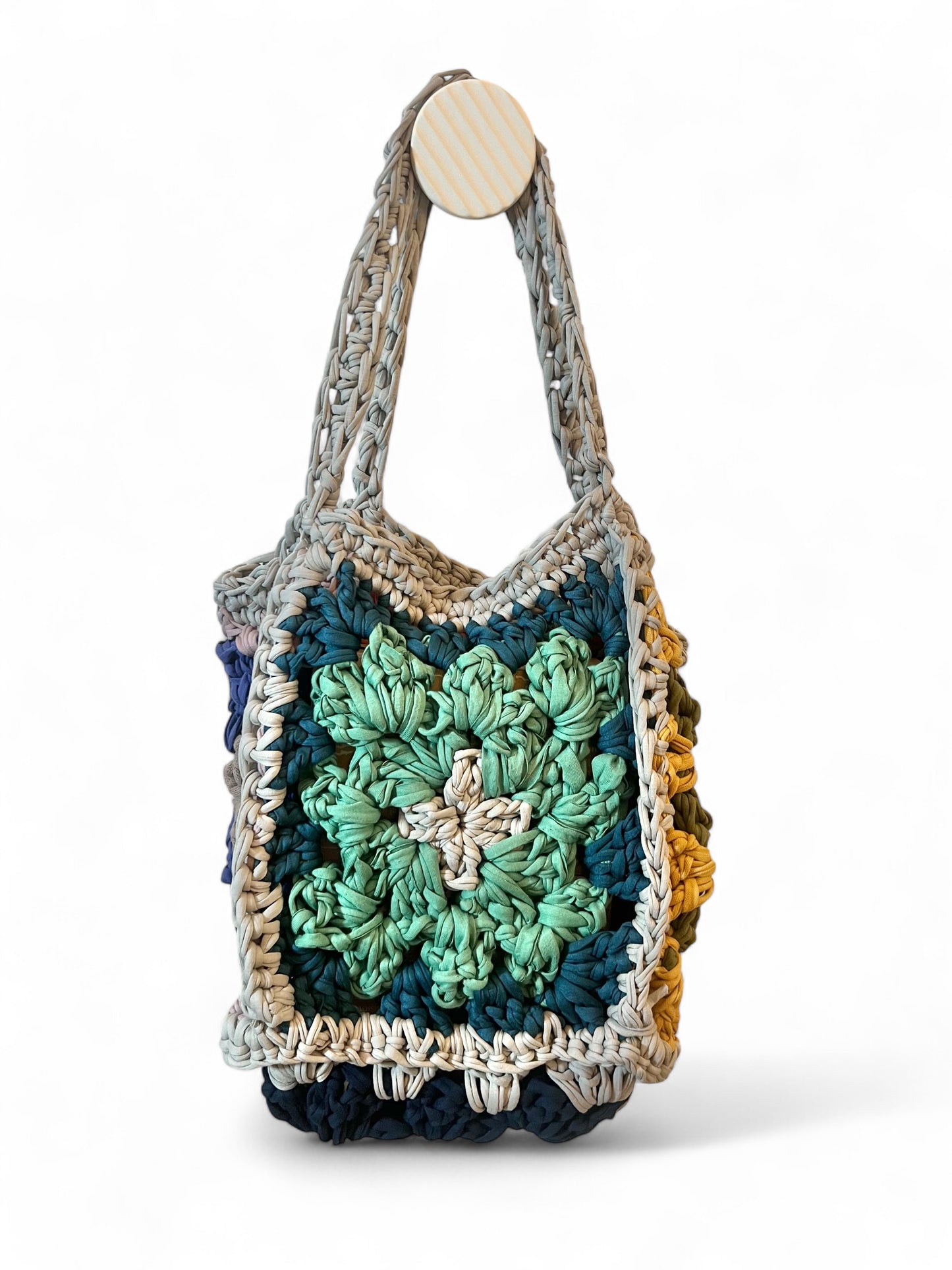 Handmade Granny Square Tote