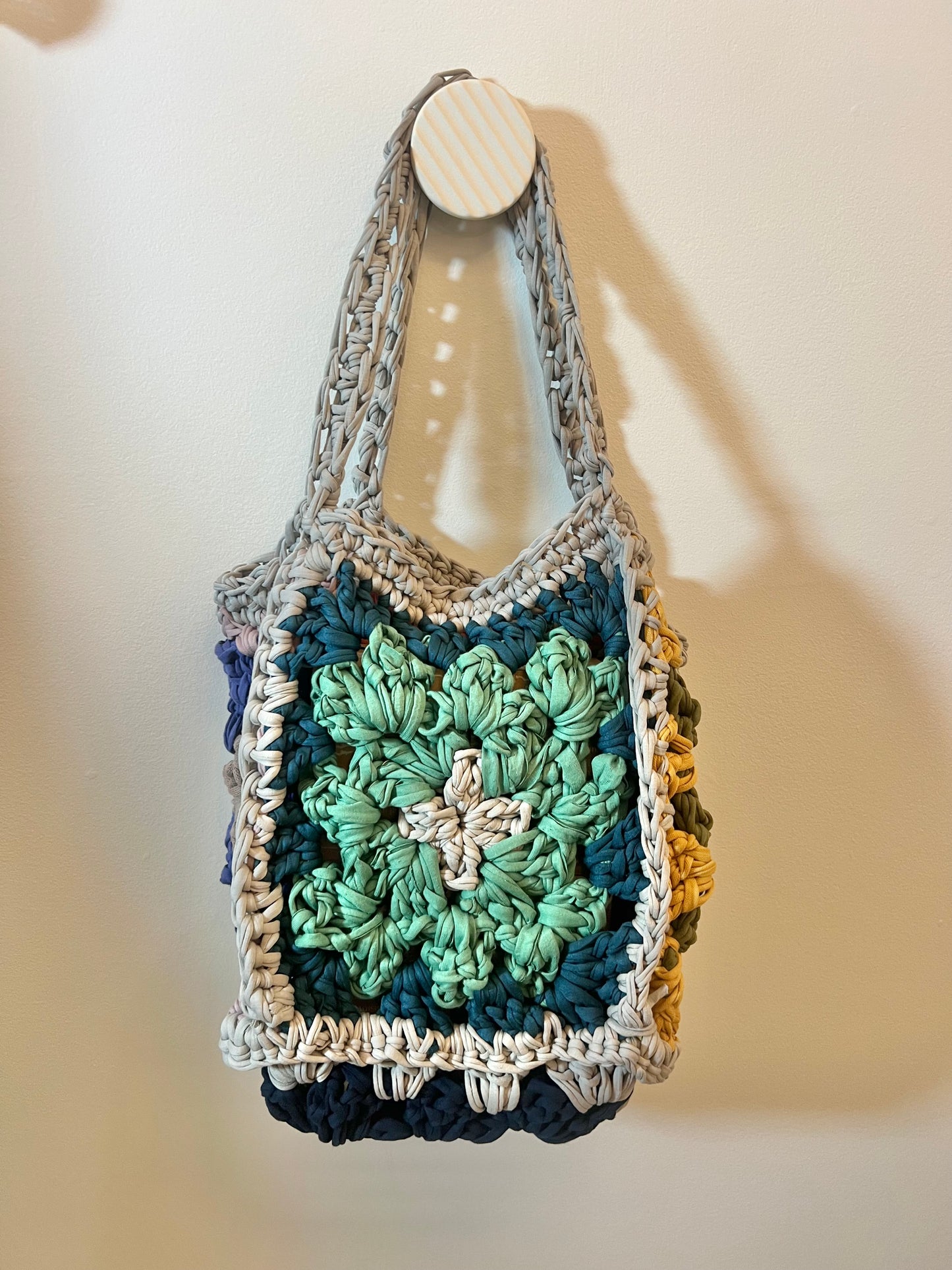 Handmade Granny Square Tote