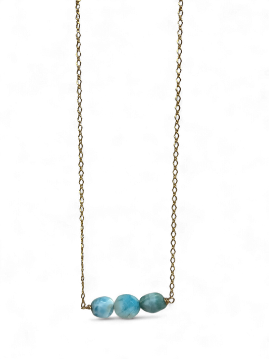 Necklace | Short | Blue 3