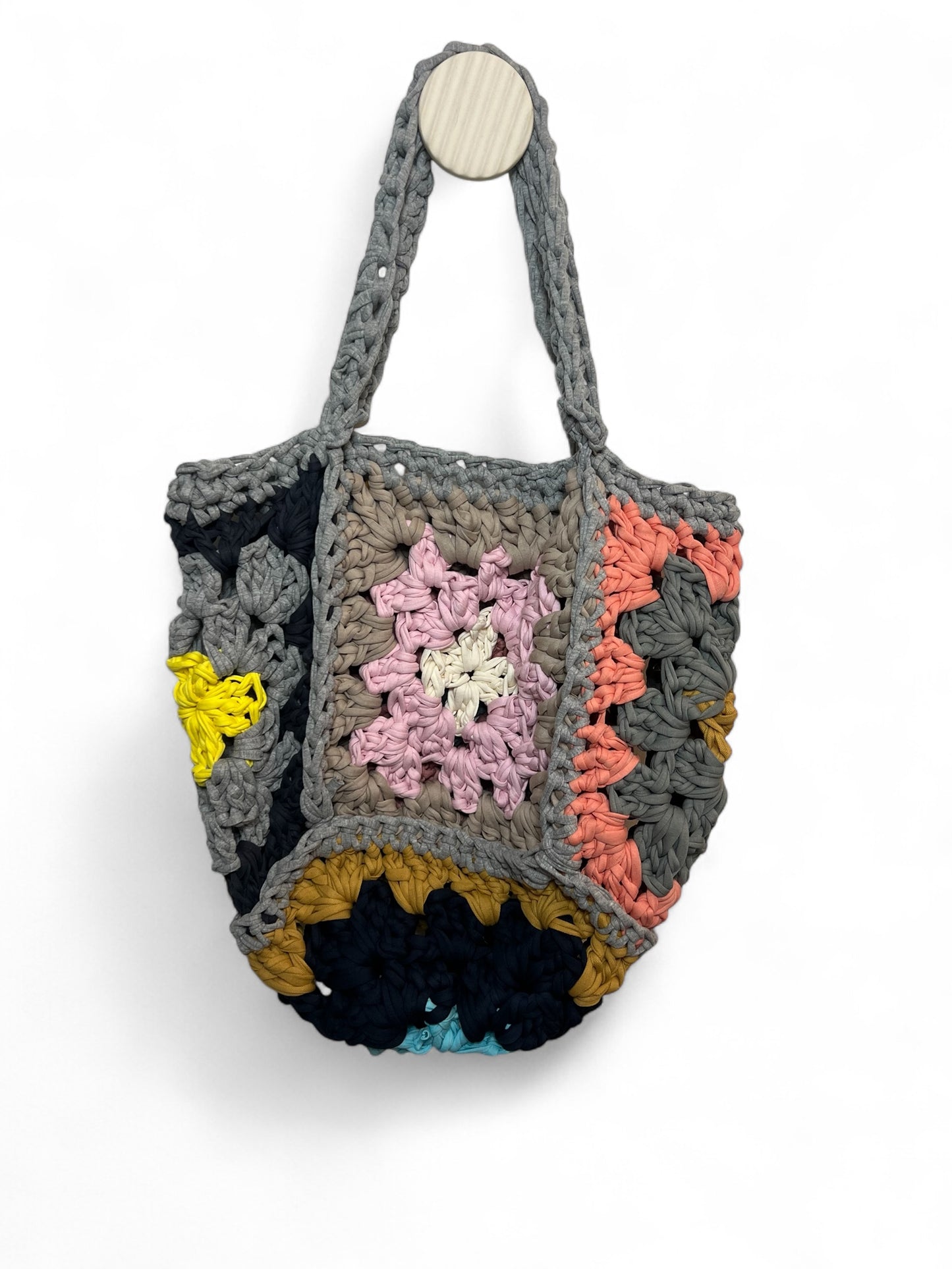 Handmade Granny Square Tote