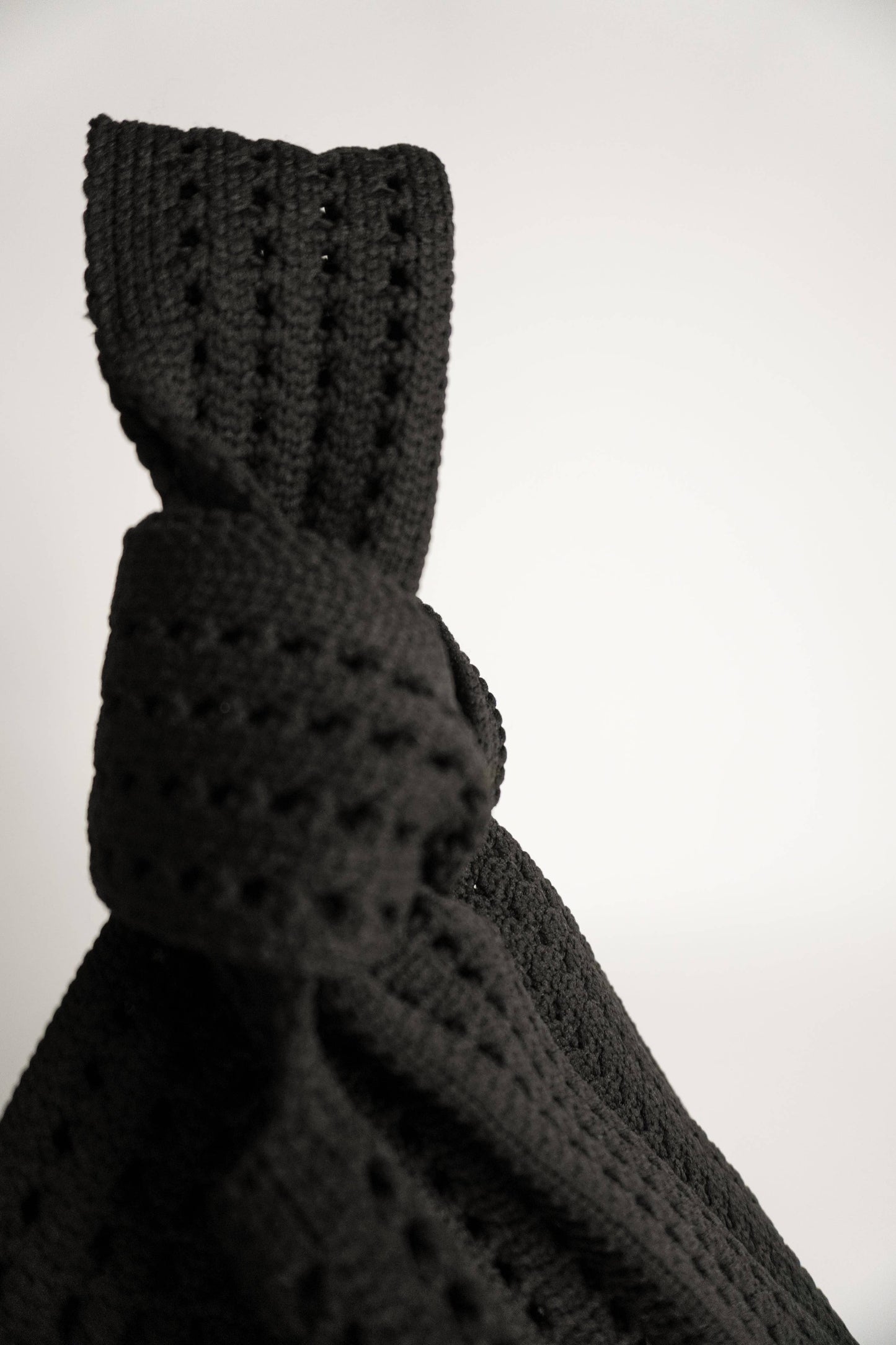 Handbag | Black Crochet | Medium