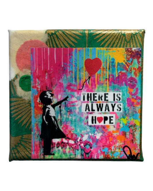 Hope | Mixed Medium Collage on Canvas