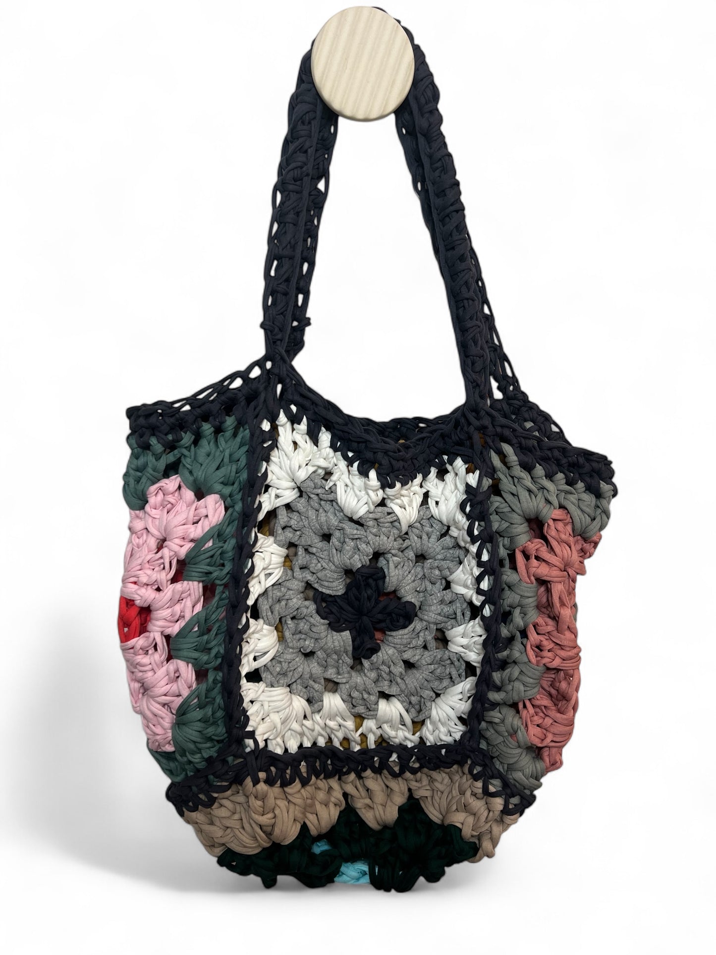 Handmade Granny Square Tote
