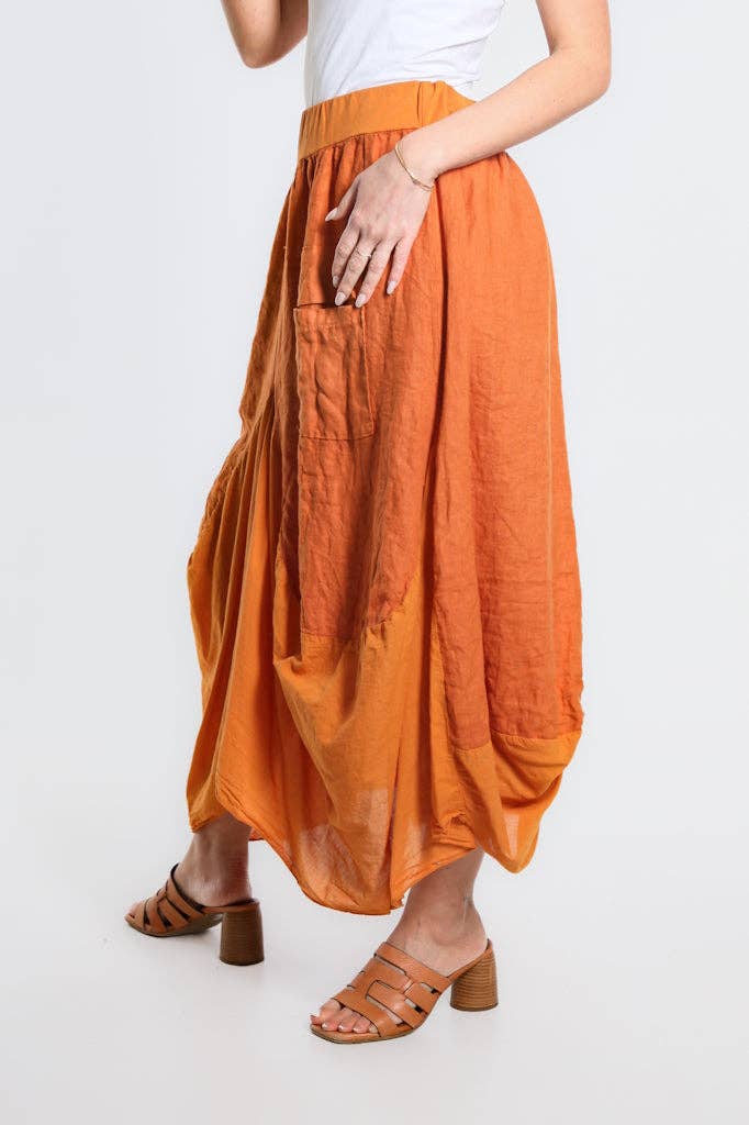Bunched Pocket Skirt | Army