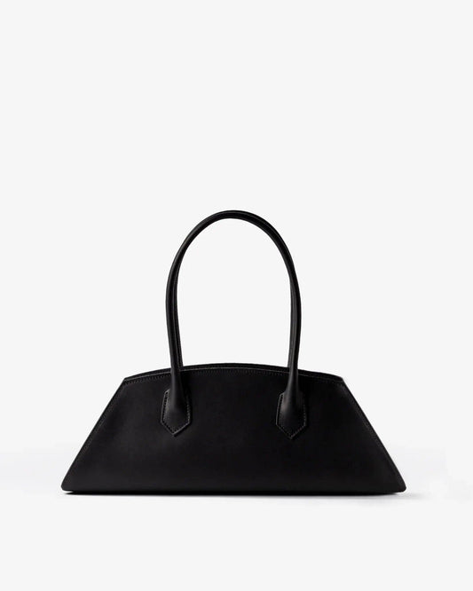 Italian Leather Baguette Bag