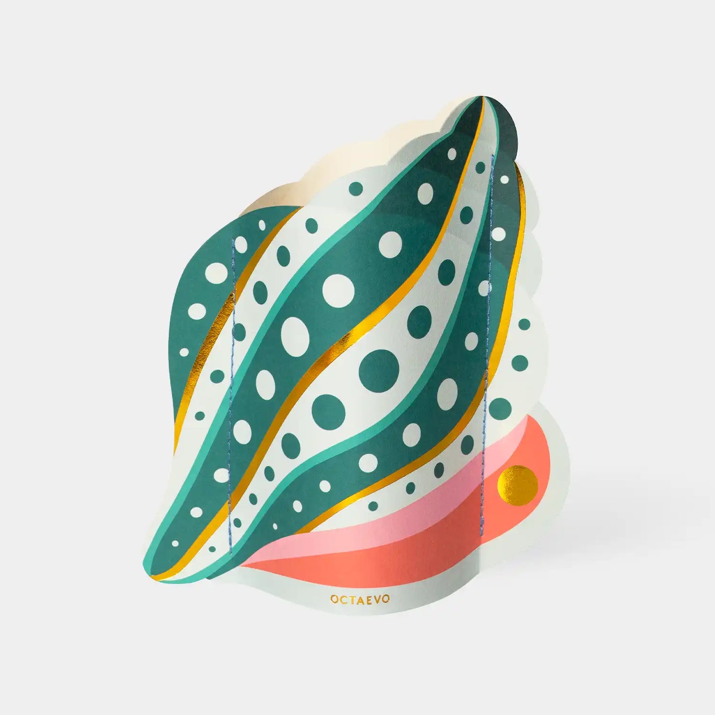 Mini Paper Vase | Shell, Flower Vase & Card Set