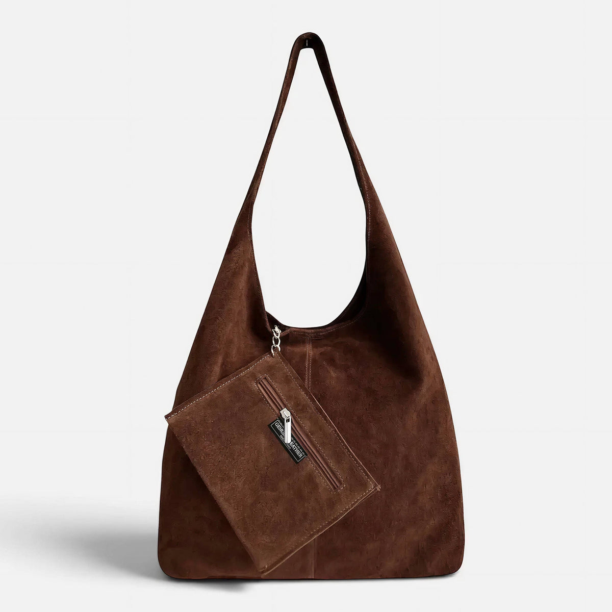 Italian Suede Hobo Bag