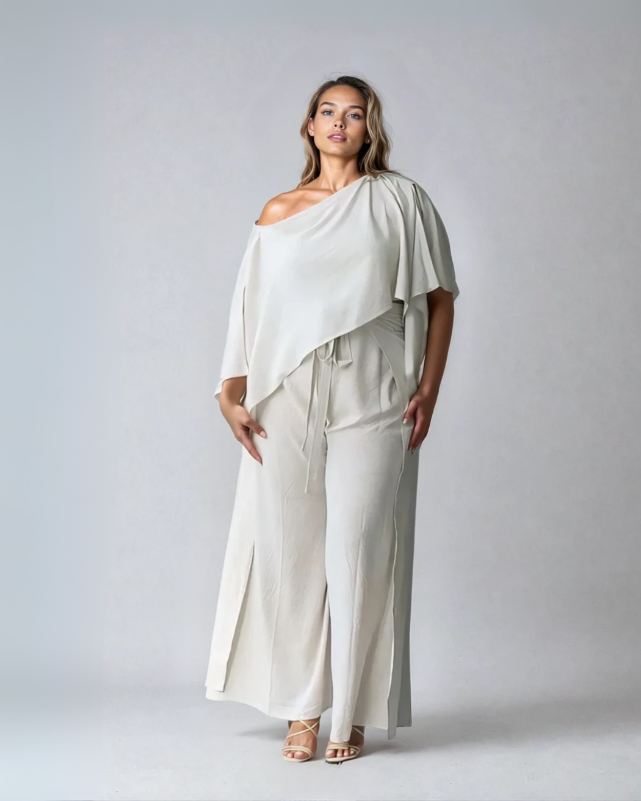 Cape Top | White Linen |  Extra Coverage