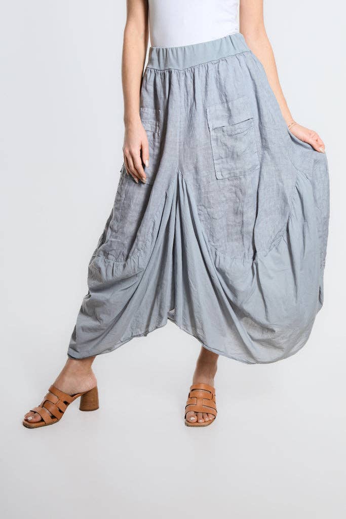 Bunched Pocket Skirt | Espresso