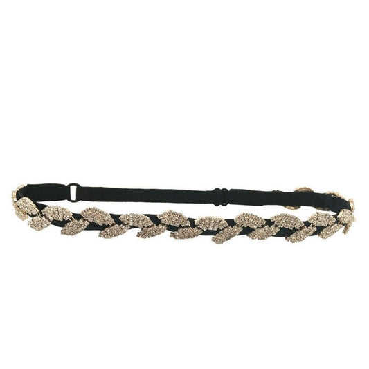 Headband | Rhinestone Leaf