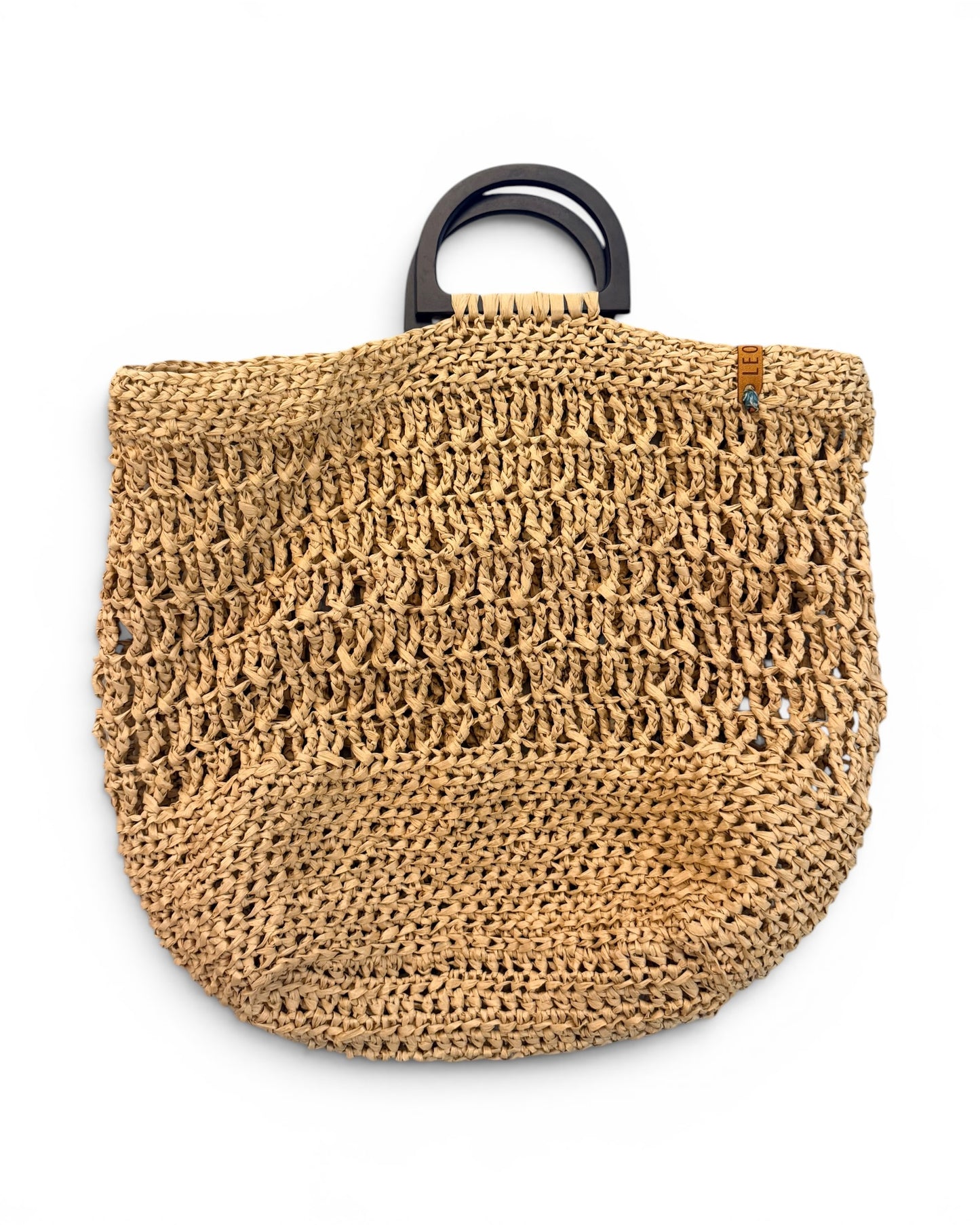 Handwoven Raffia Tote Bag