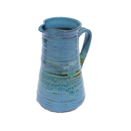 Tall Ceramic Pitcher ~ White