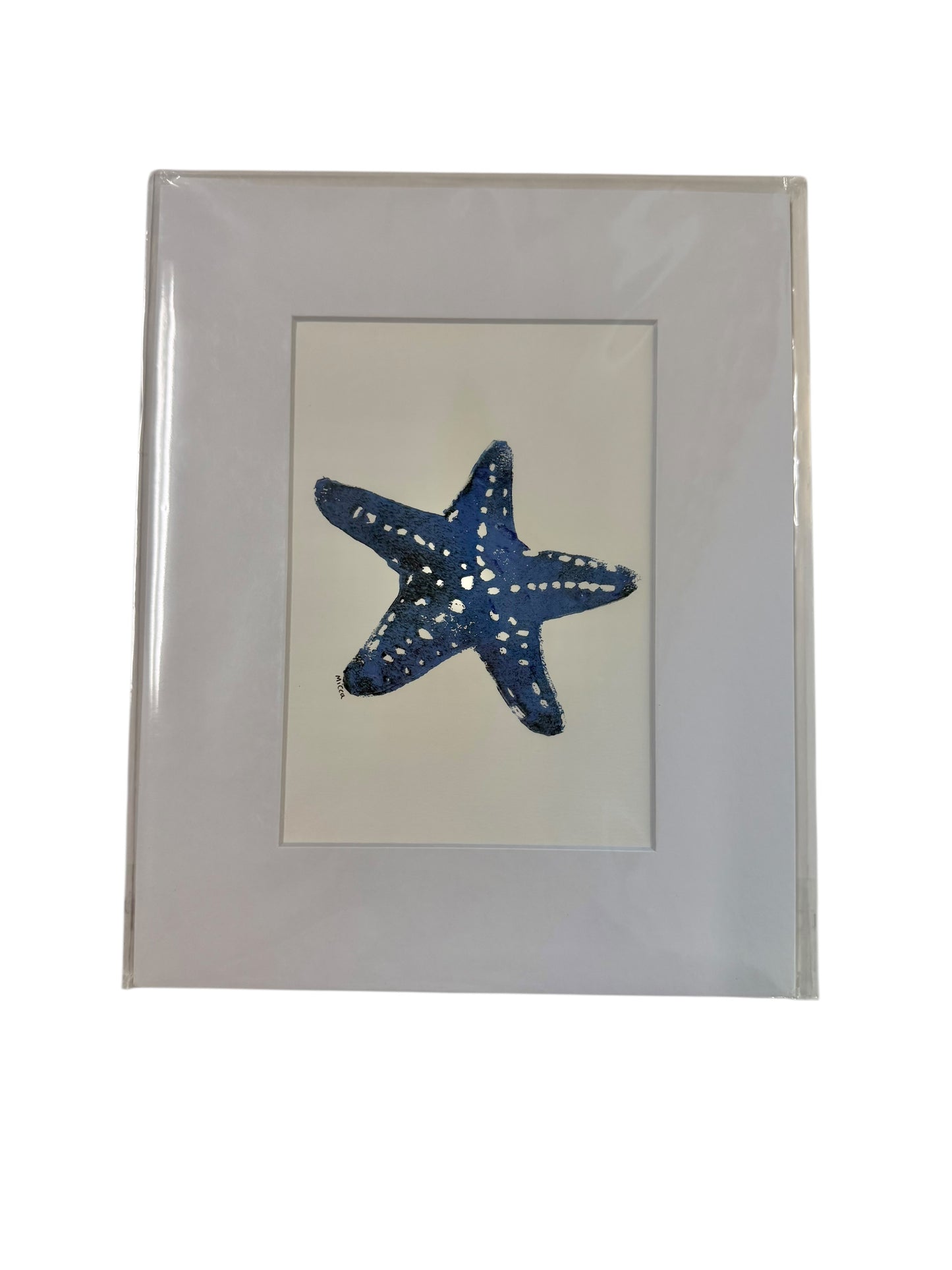 Matted Art Print | Sea Creatures