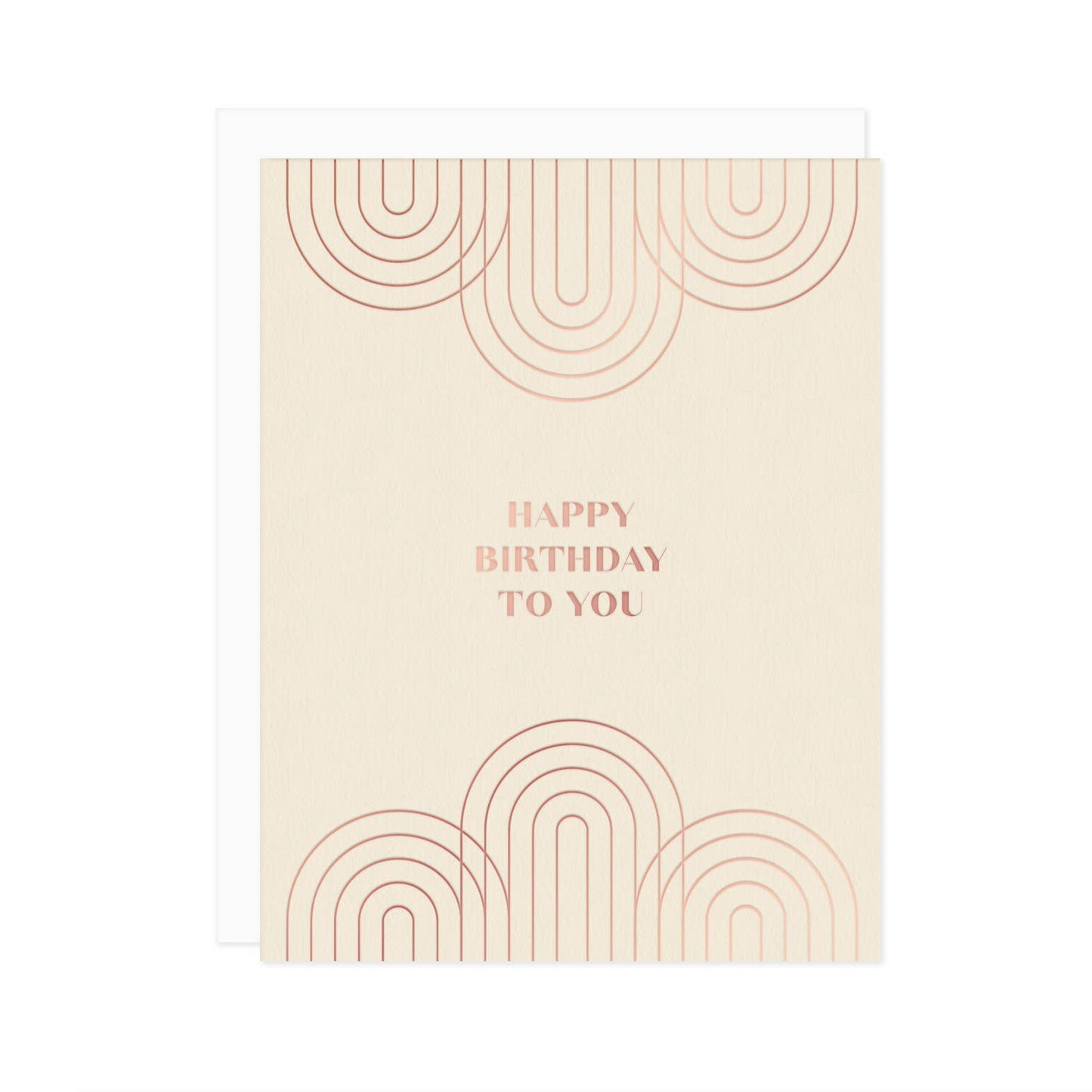 Arches Happy Birthday Deco Greeting Card