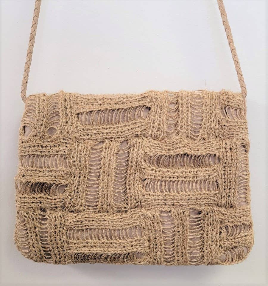 Clutch | Crochet Jute