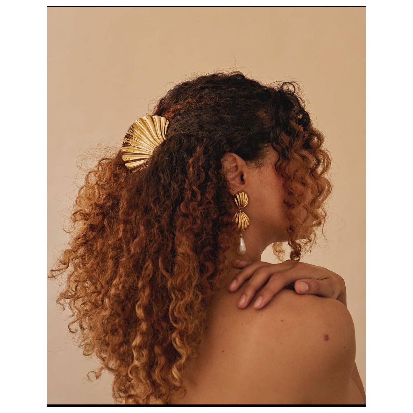 Seashell Hairclip | Small Silver