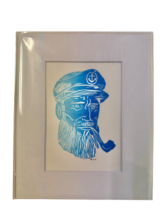 Matted Art Print | Salty Sailor