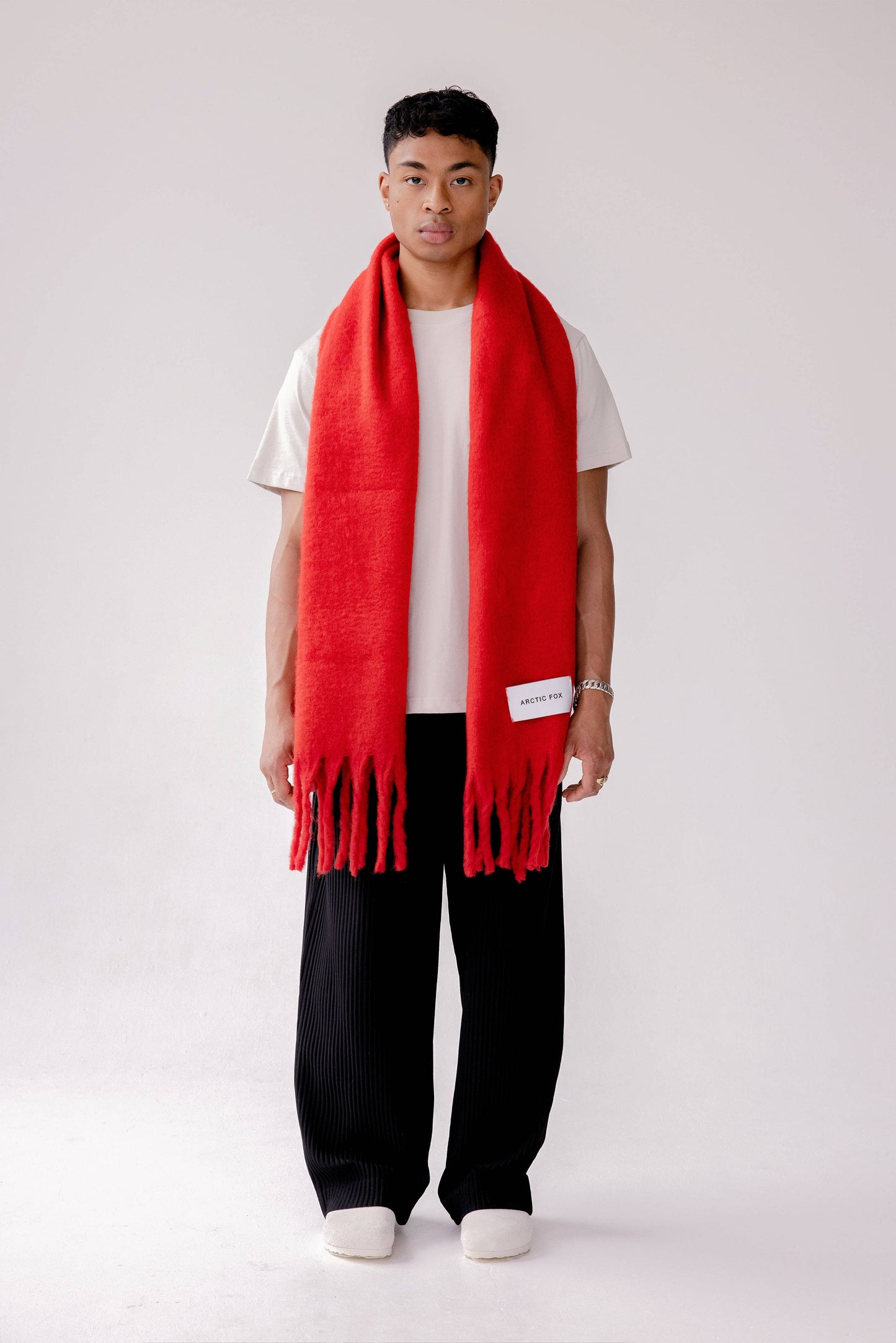 Ultra Soft Recycled Scarf | Crimson Red