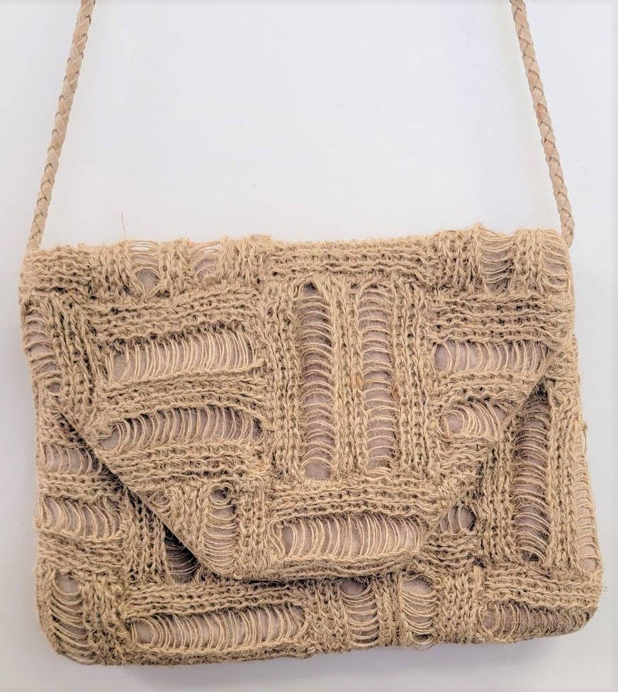 Clutch | Crochet Jute