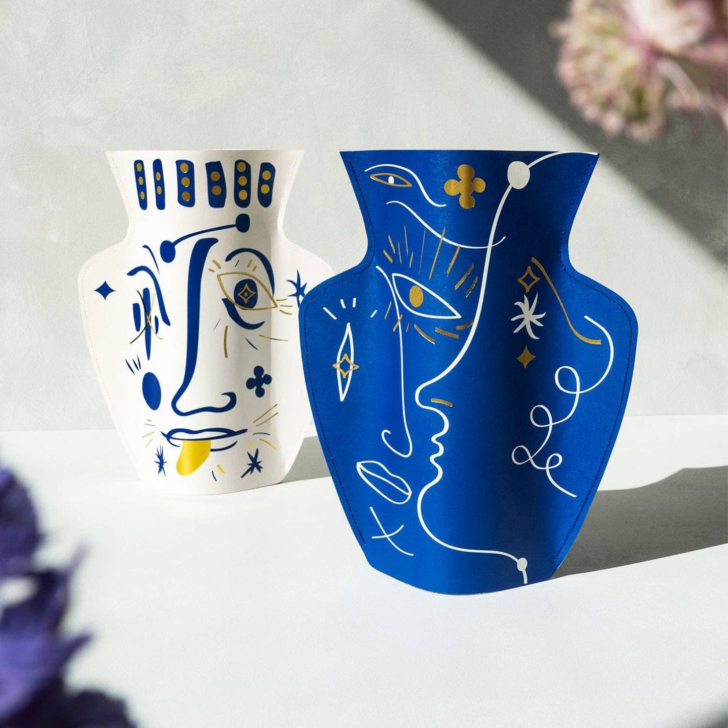 Jaime Hayon Paper Vase | Blue