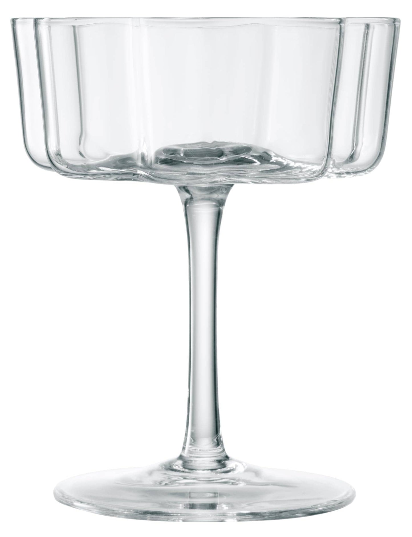 Wavy Coupe Glasses