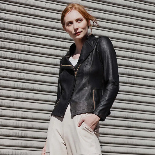 Liquid Leather ™ Signature Jacket: Black / S