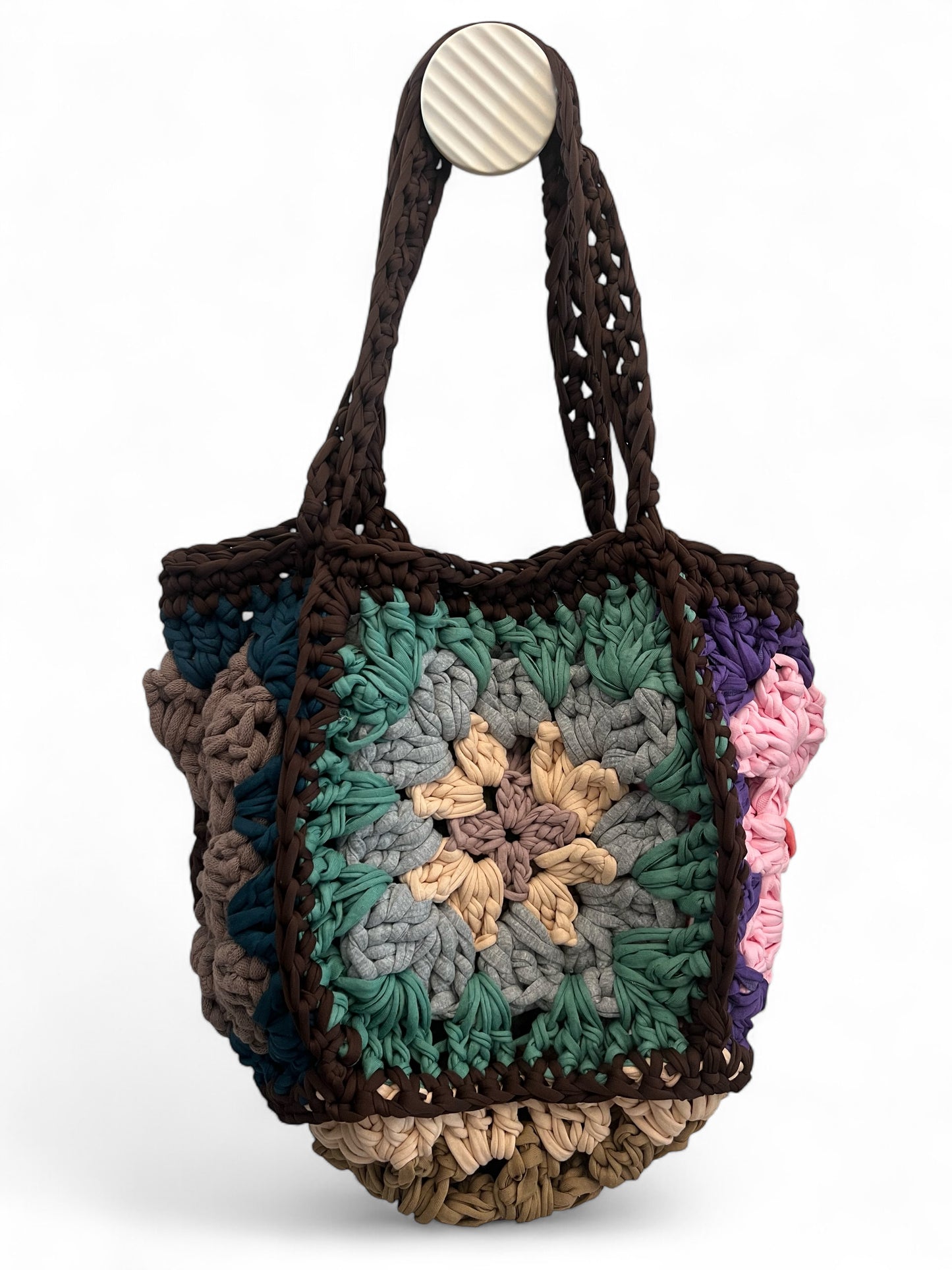 Handmade Granny Square Tote