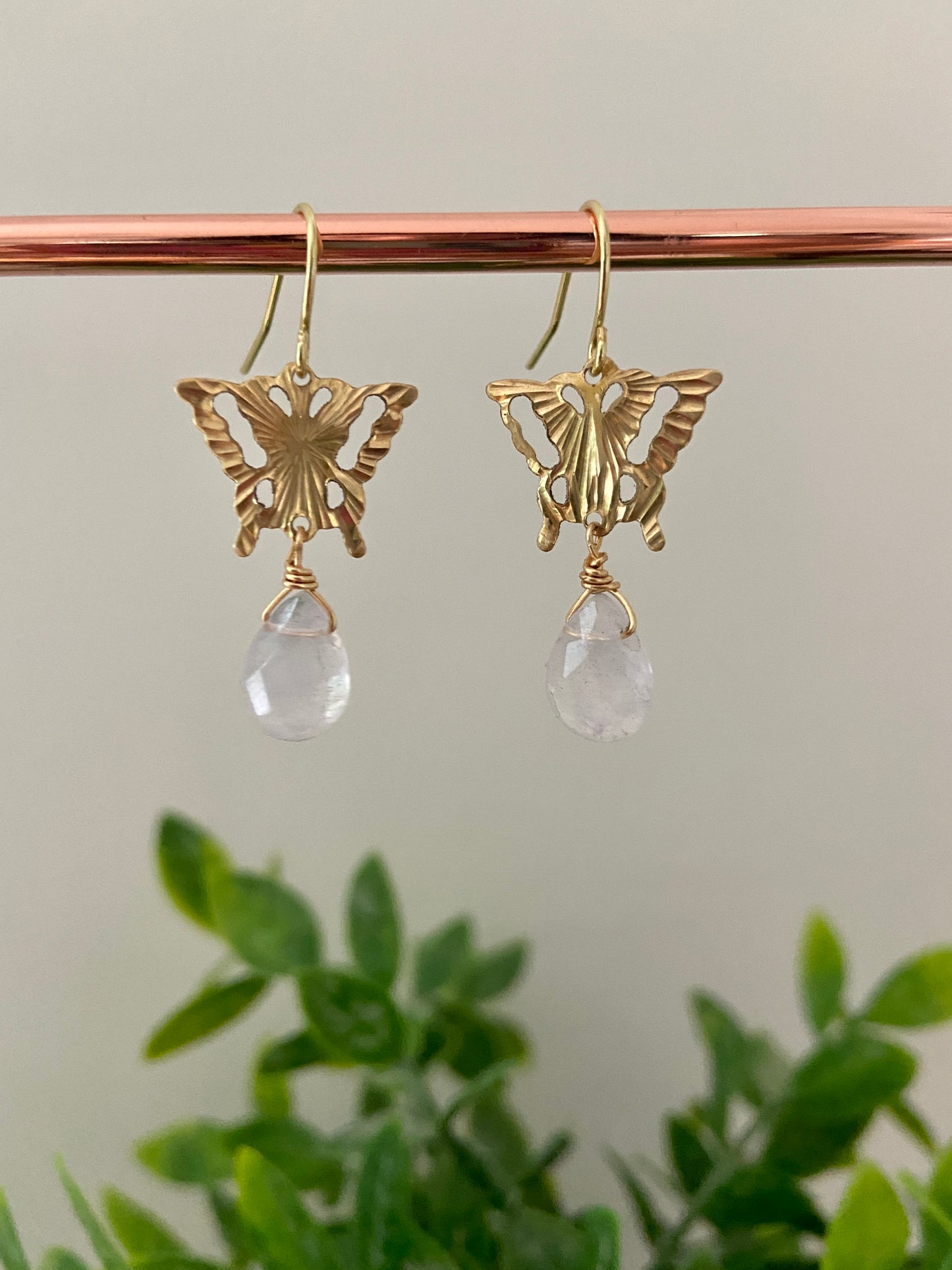 Earrings | Brass | Gemstone 2