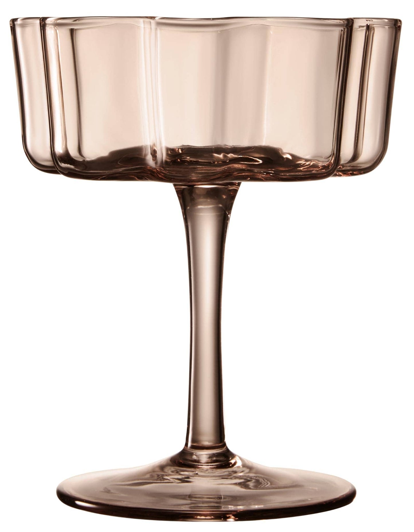Wavy Coupe Glasses
