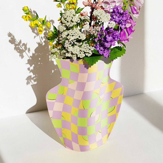 Picnic Paper Vase, Flower Vase & Card Set