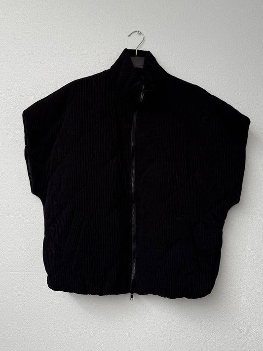 Corduroy Vest | Black